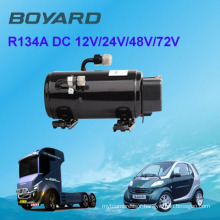 car air condition kit 12v dc air conditioner parts R134A BLDC compressor for Excavator Dozer drive cabin 12V 24v